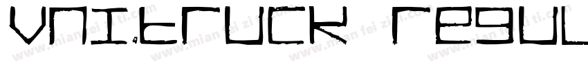 VNI-Truck Regular字体转换
